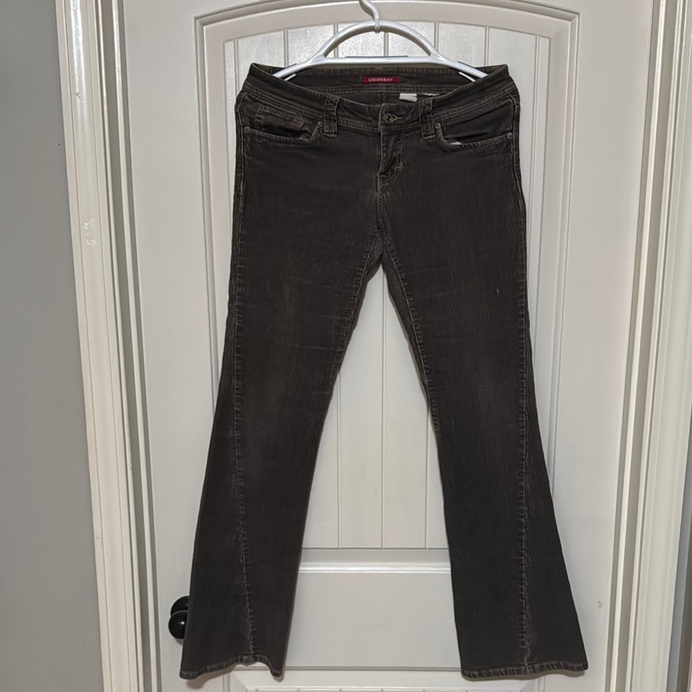 UNIONBAY Brown Flare Wide Leg Jeans for Effortless Style